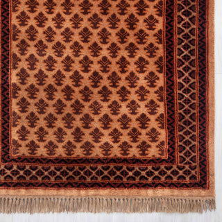Herati - 3x5 Beige Tribal Senneh Fine Weave Silky Feel Wool Rug