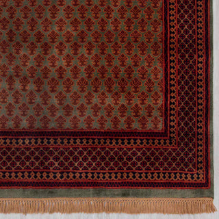 Herati - 5x7 Green Persian Baluch Soft Silky Feel Wool Rug
