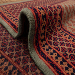 Herati - 5x7 Green Persian Baluch Soft Silky Feel Wool Rug