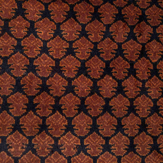 Herati - 5x8 Black Fine Weave Soft Silky Feel Persian Senneh Rug