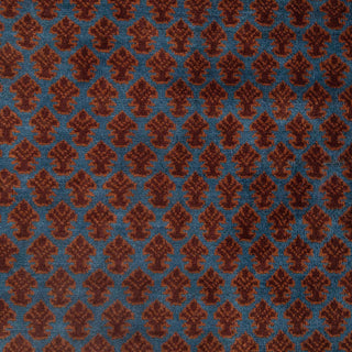 Herati - 4x6 Blue Fine Weave Silky Feel Persian Senneh Rug