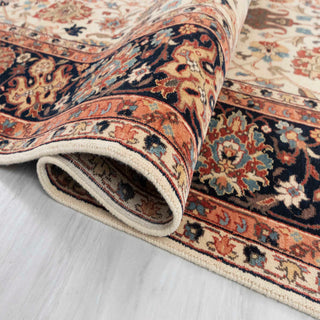 Kingsley 9x12 Hand Knotted Persian Floral Motifs Wool Rug