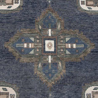 Kismet Weave Hand Knotted Oushak Medallion Woolen Rug