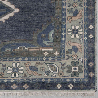 Kismet Weave Hand Knotted Oushak Medallion Woolen Rug