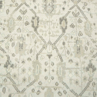 Rossane - 8x10 Muted Gray Ivory Oushak Inspired Wool Rug