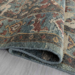 Paige 8x10 Distressed Vintage Persian Inspired Woolen Rug