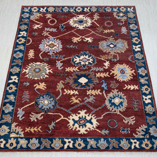 Langford 8x10 Modern Floral Turkish Oushak Wool Rug