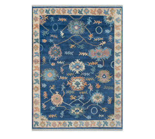 Imperial 8x10 Hand Knotted Floral Motif Oushak Rug