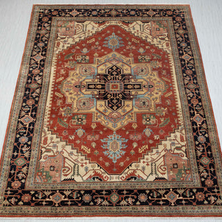 Hadera 12x18 Oversize Hand Knotted Persian Serapi Wool Rug