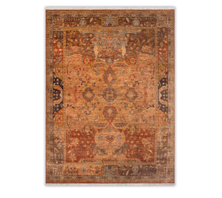 9x12 New Burnt Orange Rust Persian Reproduction Fine Quality Wool Handmade Rug