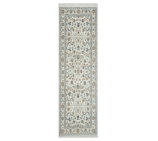 Nain - Allover Wool & Silk Runner Rug