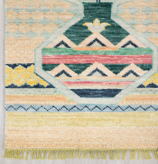 Chrissie 10x14 Modern Tribal 100% Wool Rug