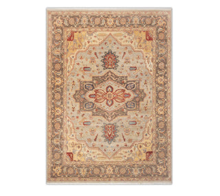 Firas Bardan - 8x10 Charcoal Brown Wool High Quality Persian Rug