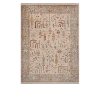 Sabee 9x12 Soft Muted Pastel Garden View Rug