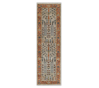 Persian Tree Of Life Inspired Runner / Hallway Rug