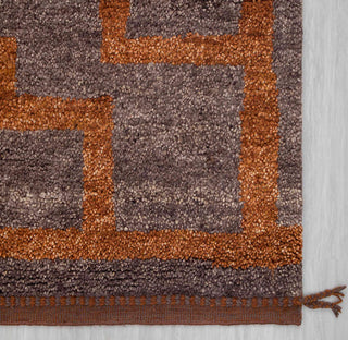 Lehart 8x10 Maze Pattern Thick Pile Rug