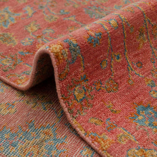 Murphy 6x9 Coral Red Persian Garden Inspired Rug