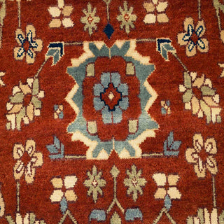 Louise - 8x10 Fine Hand Knotted Weave Red Wool Persian Rug
