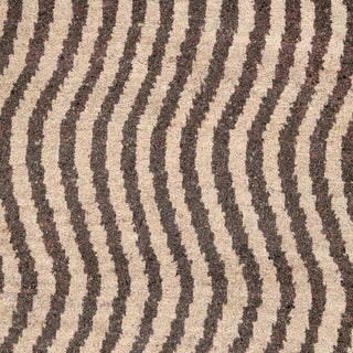 Celemin - 8x10 Geometric Lines Hand Knotted Fine Quality Wool Modern Rug