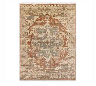 9x12 Vintage Persian Style Rug Brown Beige Soft Wool Quality Modern Oushak Rug
