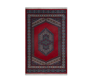 Velora 2.6x4 Persian Medallion Bokhara Woolen Rug