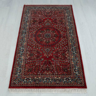 Bahar 3x5 Super Fine Weave Persian Medallion Wool Rug
