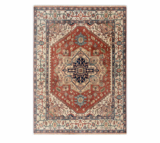 Pahlavi - High Quality Persian Serapi 100% Wool Rug