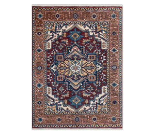 Safiye 8x10 Persian Heriz Serapi Inspired Plush Feel Wool Rug