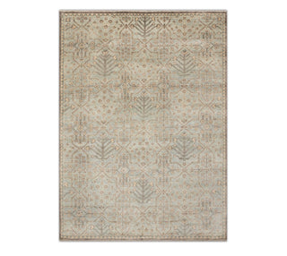 Soft Green Grey Turkish Wool Oushak Design Hand Knotted Hand Spun Wool Rug
