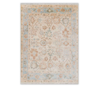 Sultanabad Style Soft Beige Wool Hand Knotted Oushak multiple size Rug