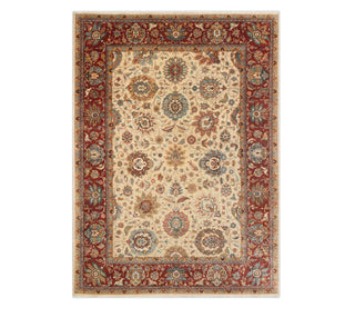 9x12 New Ivory Decorative Floral Persian Pattern High Quality Wool Rug