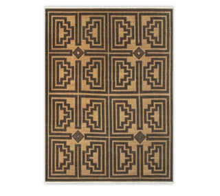 Victor B Brown Geometric Fine Quality Wool Rug