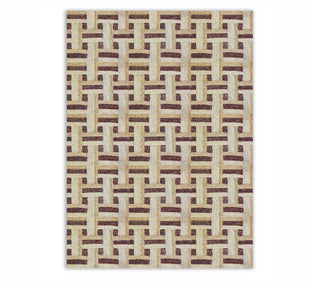  Woven Basket Pattern Philippines Abaca Fiber Rug for living room